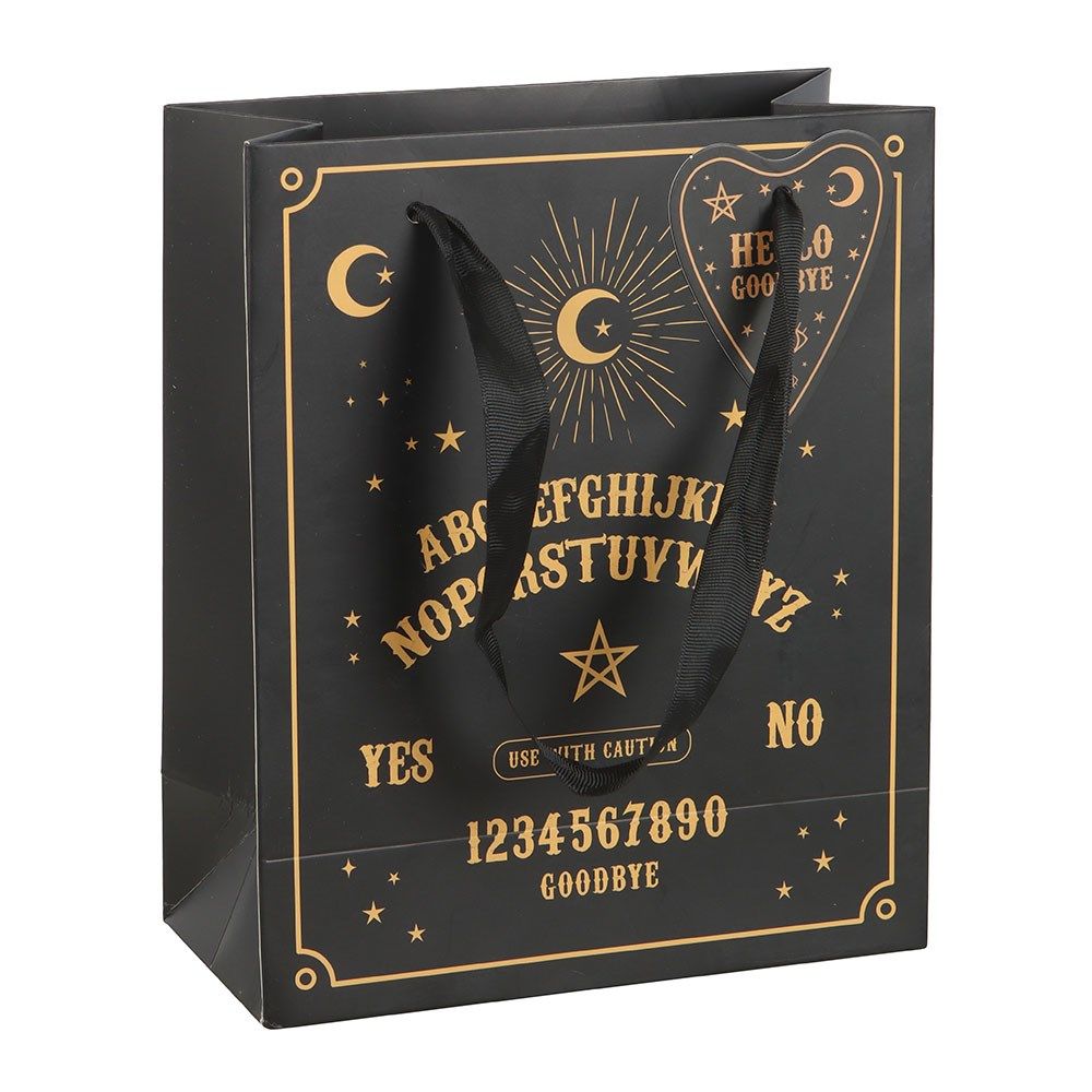 Something Different - 23cm Medium Black Talking Board Geschenktasche - Schwarz/Goldfarben